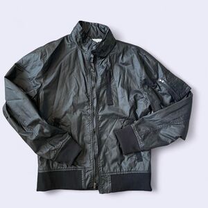 Charles and a half urban outfitters black bomber jacket size XL